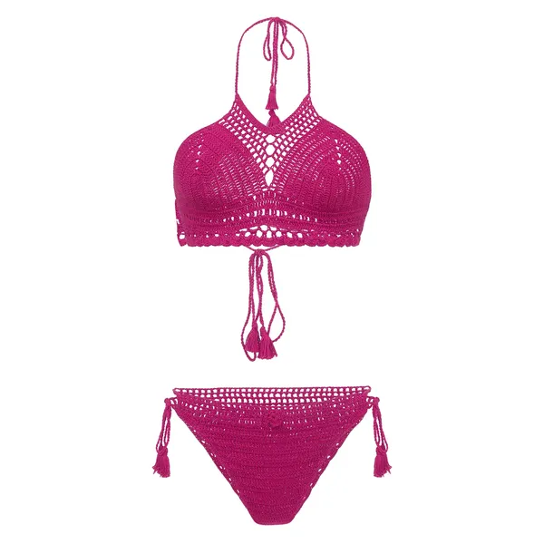 Rose_Pink_Bikni_Crochet_Lingerie_For_Women