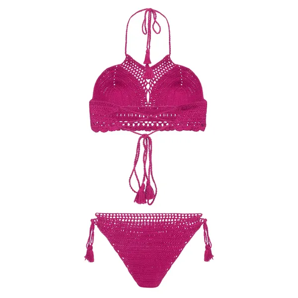 Rose_Pink_Bikni_Crochet_Lingerie_For_Women