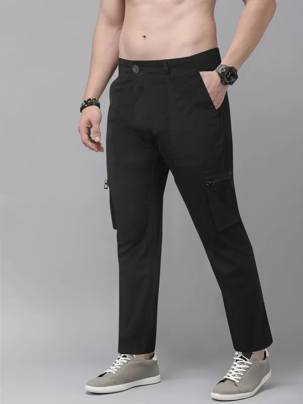 Men's_Utility_Black_Cargo_Pants