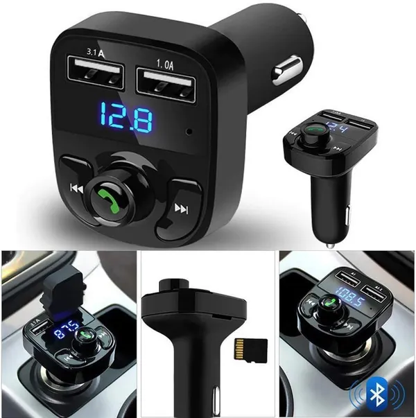 Car_Charger_With_Fm_Transmitter_Car_Kit_|_Universal_Car_Bluetooth_Connectivity_|_Hands_Free_Call_Receiver_|_Stereo_Music_Player_Music_Playback_|_Tf_Card_Support_|_Usb_Mobile_Charger_Port_Black_Color