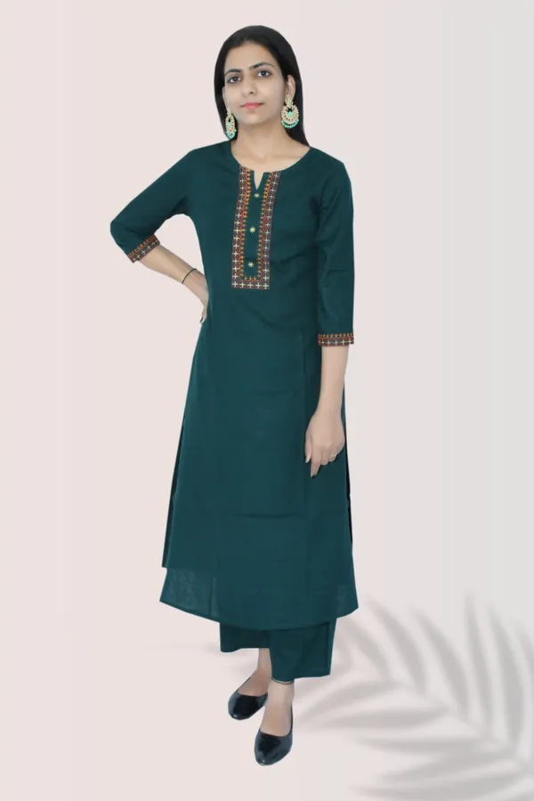 Chokhi_Bandhni_Rayon_Straight_Kurta_With_Palazzo