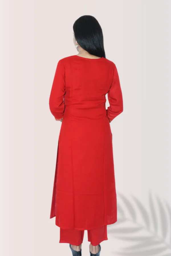 Chokhi_Bandhni_Rayon_Straight_Kurta_With_Palazzo