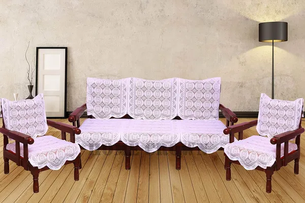 Polyester_Net_Fabric_Floral_5_Seater_Sofa_and_Chair_Cover_Set_-_Standard_,_White_Color