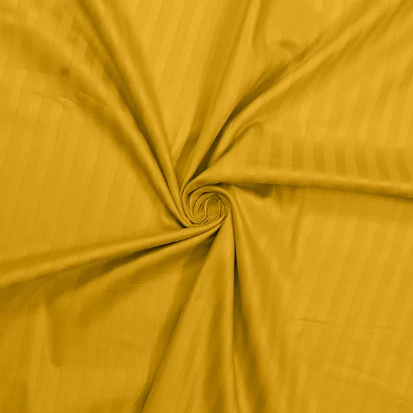 _100%_Cotton_220_TC_Italian_Stripes_Flat_King_Size_Bedsheet_With_2_Pillow_Cover_(108_x_108_Inch,_GOLD)