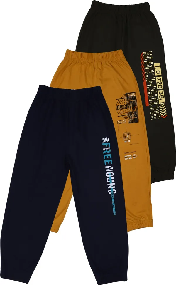 Multicolor__Track_Pant_For_Boys_&_Girls-Pack_Of_3