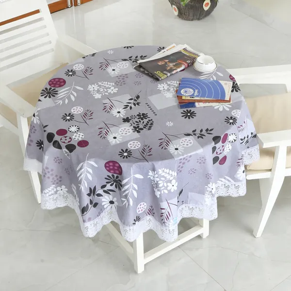 Homerz_Premium_Round_Table_Cover,_60_inch_Diameter,_Waterproof_and_Easy_to_Clean,_2_Years_Brand_Guarantee_(Smooth_Grey)