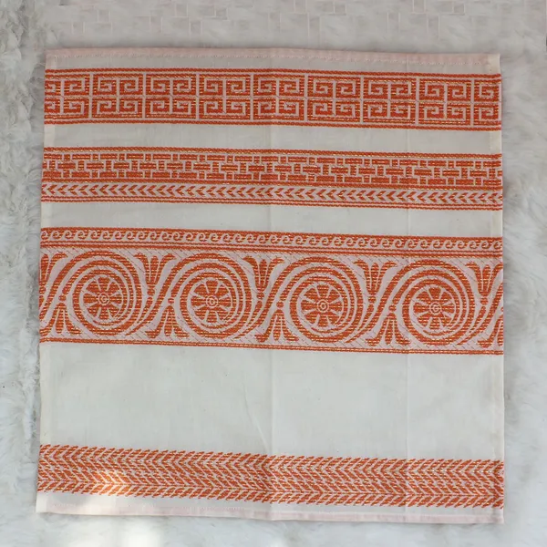 Pack_of_18_Piece_Cotton_Orange_Plaza_Circular_Lurex_Collection_Place_Mat_With_Napkin_For_Dining_Room_and_Living_Room