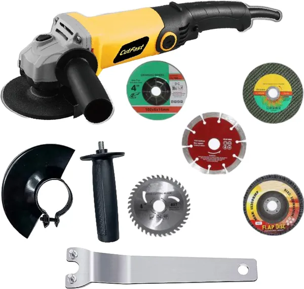 Long_Handle_Grinder_With_5_Multiuse_Blades_Havey_Duty_980W_Angle_Grinder_(100_Mm_Wheel_Diameter)