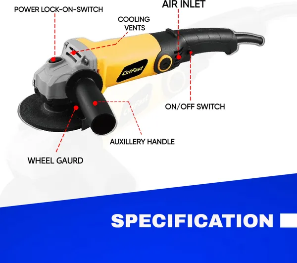 Long_Handle_Grinder_With_5_Multiuse_Blades_Havey_Duty_980W_Angle_Grinder_(100_Mm_Wheel_Diameter)