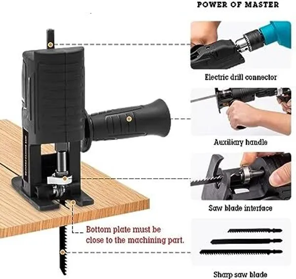10Mm_Electric_Drill_Machine_Forwaord_&_Reverse_450W_With_Jigsaw_Adapter_Pistol_Grip_Drill_(10_Mm_Chuck_Size)