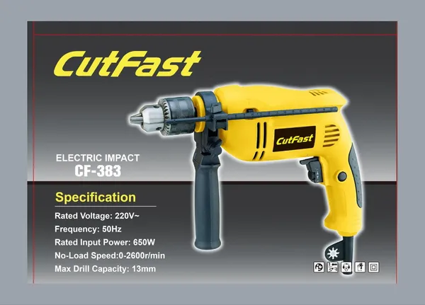 Cf-383_Machine_Heavy_Duty_Cutfast_650_Watt_Hammer_Drill_(13_Mm_Chuck_Size,_650_W)