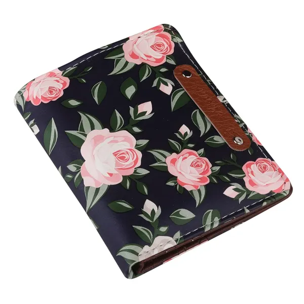 Navy_Blue_Women_Printed_Small_Wallet_Small_Wallet_For_Women'S_Women_Purse_Premium_Vegan_Faux_Leatherette_Small_Pocket_Organizer_Coin_Card