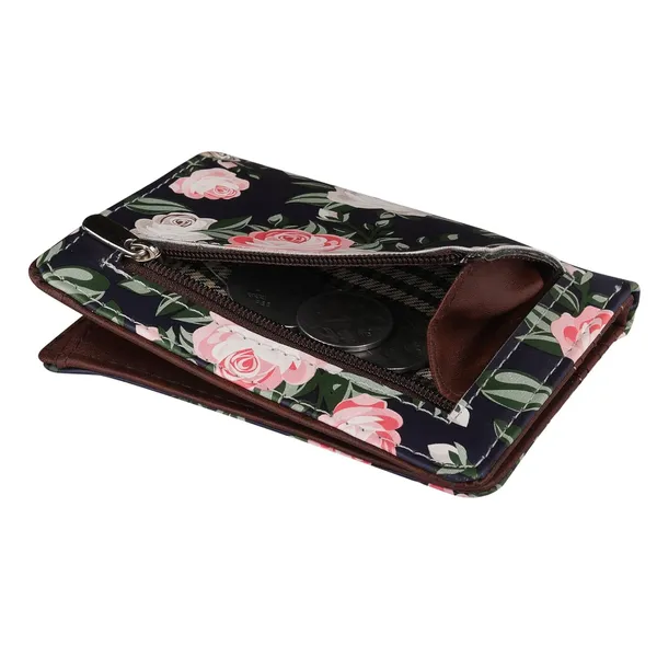 Navy_Blue_Women_Printed_Small_Wallet_Small_Wallet_For_Women'S_Women_Purse_Premium_Vegan_Faux_Leatherette_Small_Pocket_Organizer_Coin_Card