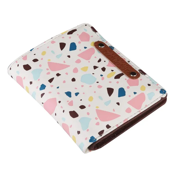 White_Women_Printed_Small_Wallet_Small_Wallet_For_Women'S_Women_Purse_Premium_Vegan_Faux_Leatherette_Small_Pocket_Organizer_Coin_Card
