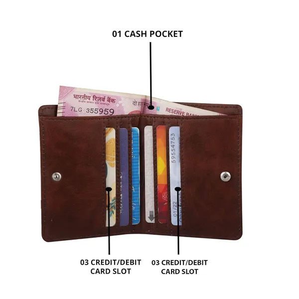 White_Women_Printed_Small_Wallet_Small_Wallet_For_Women'S_Women_Purse_Premium_Vegan_Faux_Leatherette_Small_Pocket_Organizer_Coin_Card