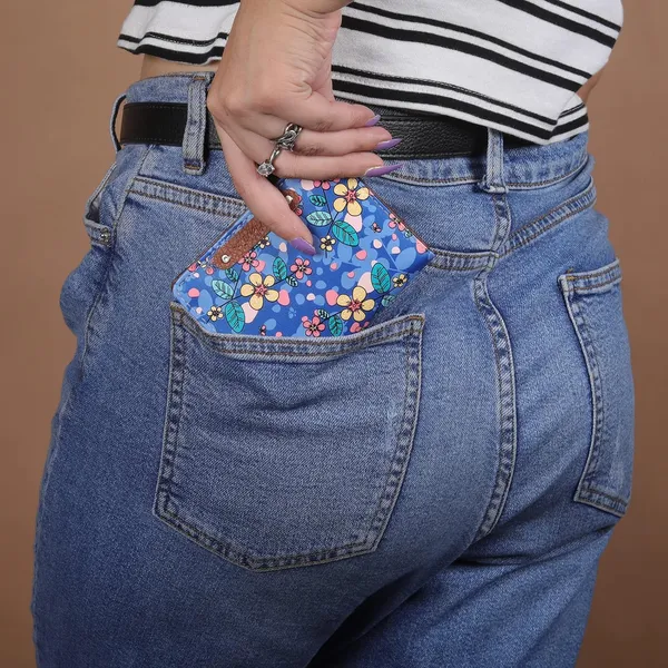 Light_Blue_Women_Printed_Small_Wallet_Small_Wallet_For_Women'S_Women_Purse_Premium_Vegan_Faux_Leatherette_Small_Pocket_Organizer_Coin_Card