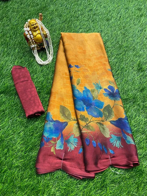 Printed_Bollywood_Art_Silk_Saree_(Mustard)