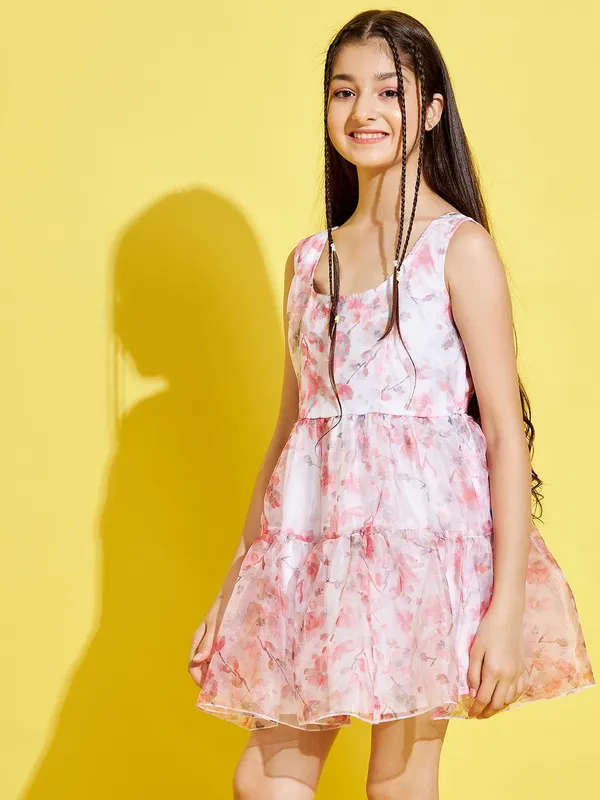 White__Dress_for_Girl_|_Fit_And_Flare