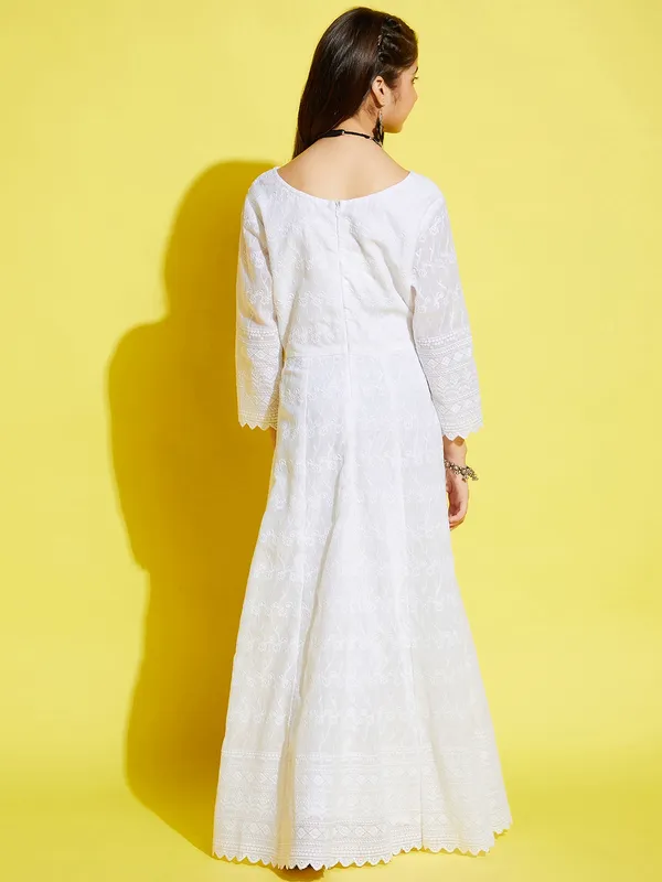 White__Dress_for_Girl_|_Maxi