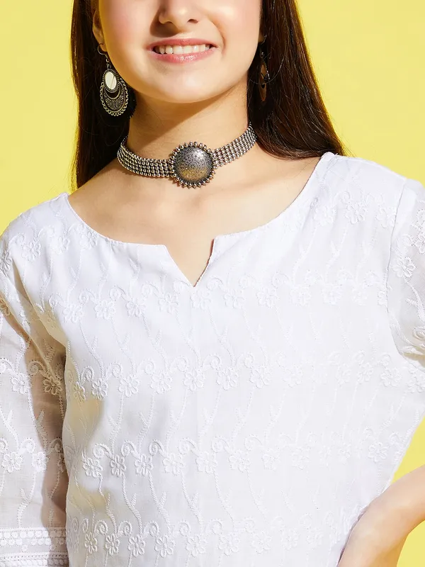 White__Dress_for_Girl_|_Maxi