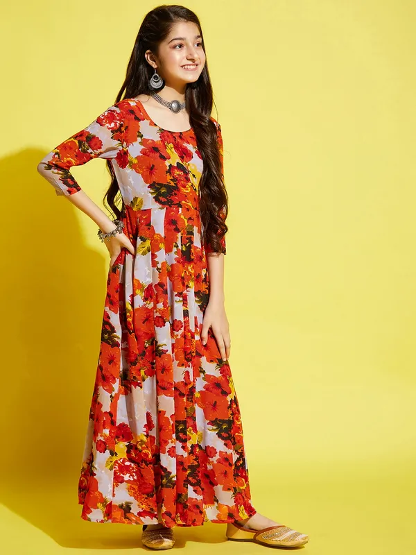Orange_Dress_for_Girl_|_Georgette_Maxi