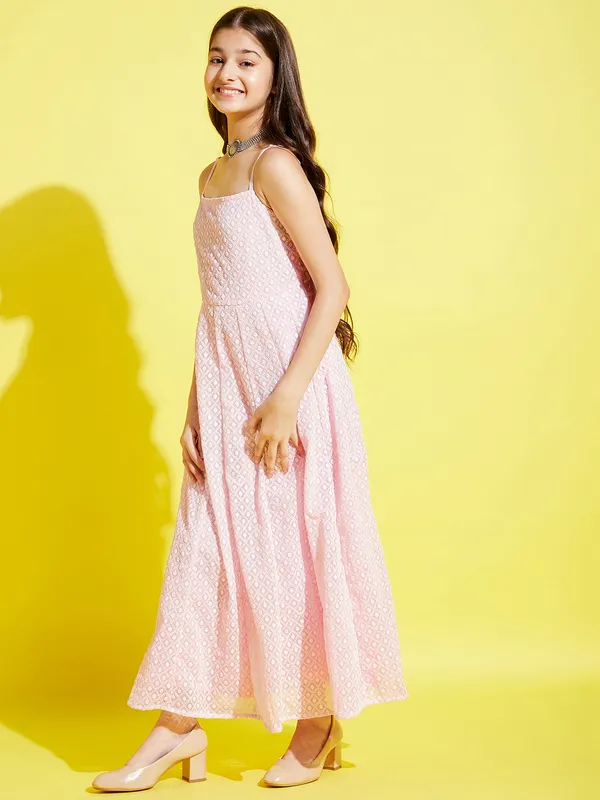 Pink_Dress_for_Girl_|_Georgette_Maxi