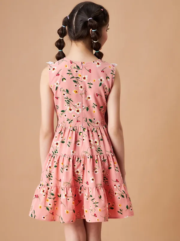 Peach__Dress_for_Girl_|_A-Line_Dress