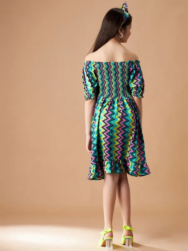 Multicolor_Dress_for_Girl_|_Fit_And_Flare