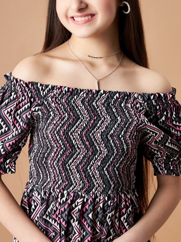 Black__Dress_for_Girl_|_Fit_And_Flare
