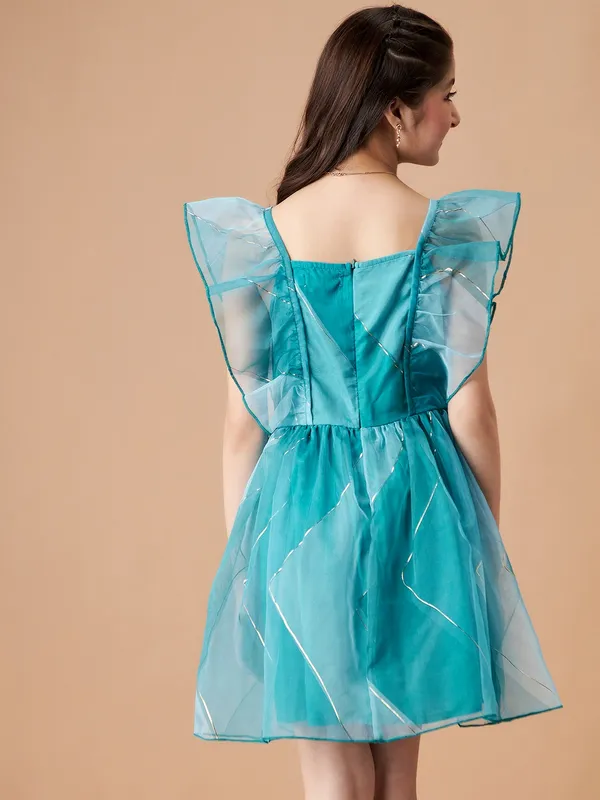 Blue_Dress_for_Girl_|_Fit_And_Flare