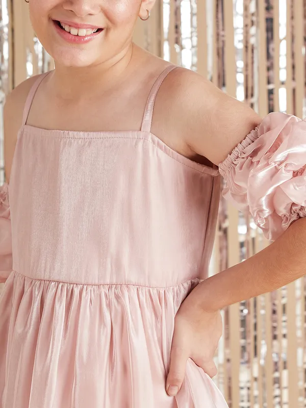Peach__Dress_for_Girl_|_A-Line_Dress
