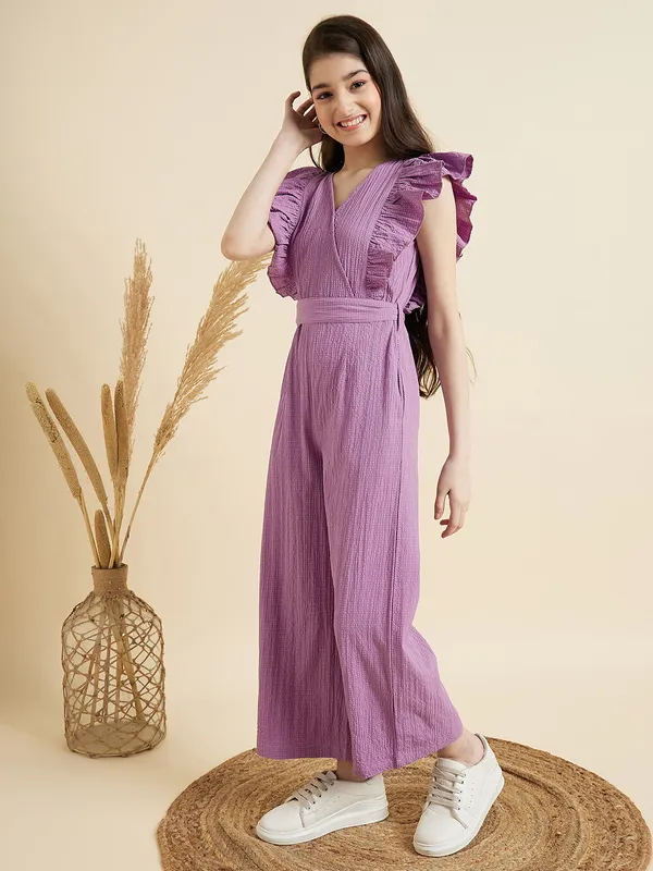 Lavender_V-Neck_Jumpsuit_for_Girls_|_Self_Design