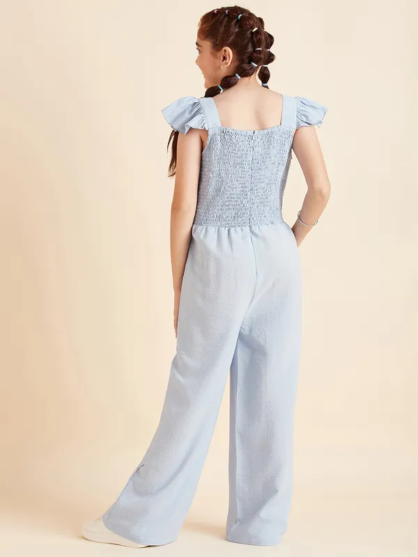 Blue_Jumpsuit_for_Girls_|_Solid/Plain