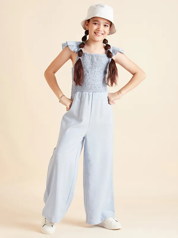 Blue_Jumpsuit_for_Girls_|_Solid/Plain