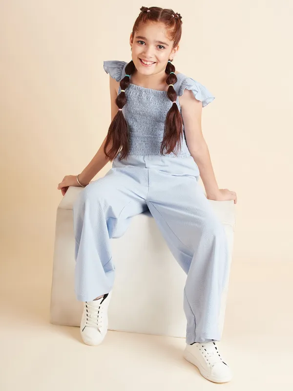 Blue_Jumpsuit_for_Girls_|_Solid/Plain