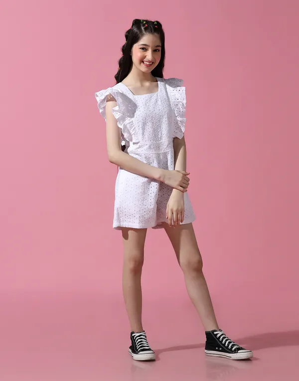 White__Jumpsuit_for_Girls_|_Schiffli