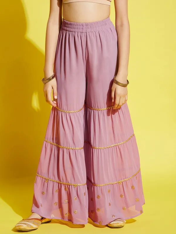Pink_Kurta_And_Sharara_Set_for_Girls_|_Georgette_Embroide