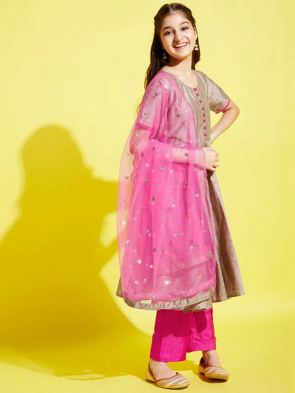 Grey_Kurta_And_Sharara_Set_for_Girls_|_Embroide