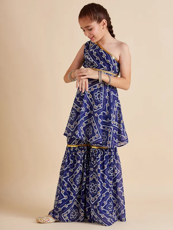 Blue_Kurta_And_Sharara_Set_for_Girls_|
