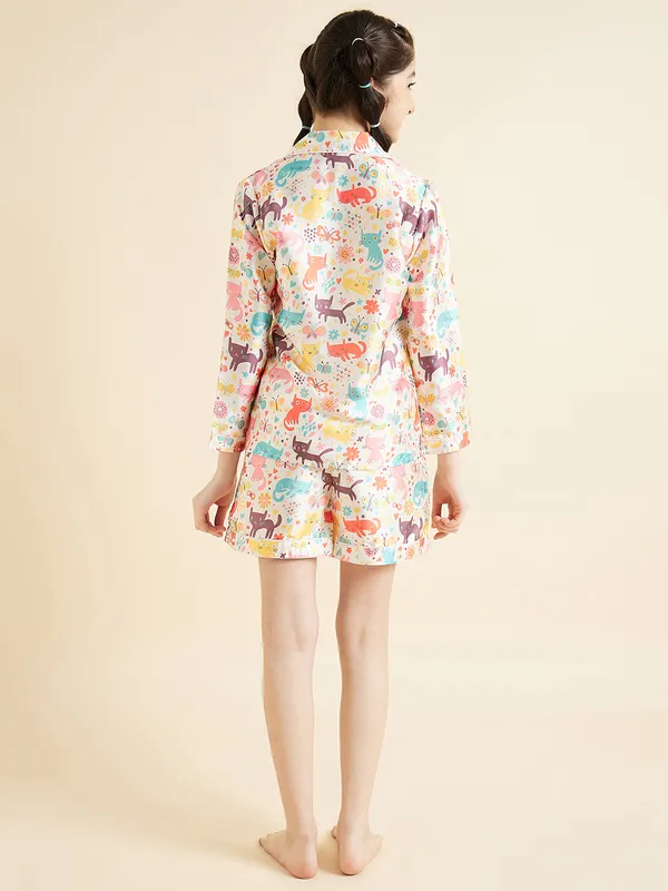 Off_White_Night_Suit_for_Girls_|
