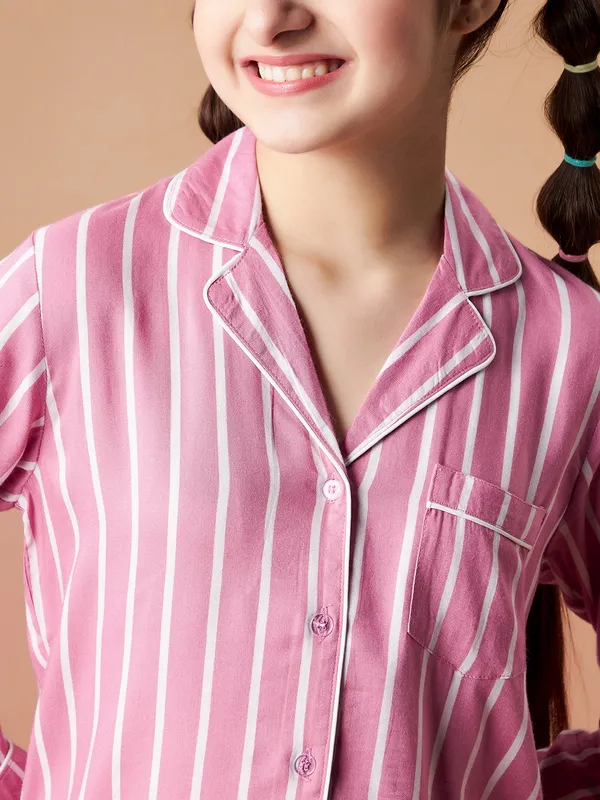 Pink_Night_Suit_for_Girls_|__Striped
