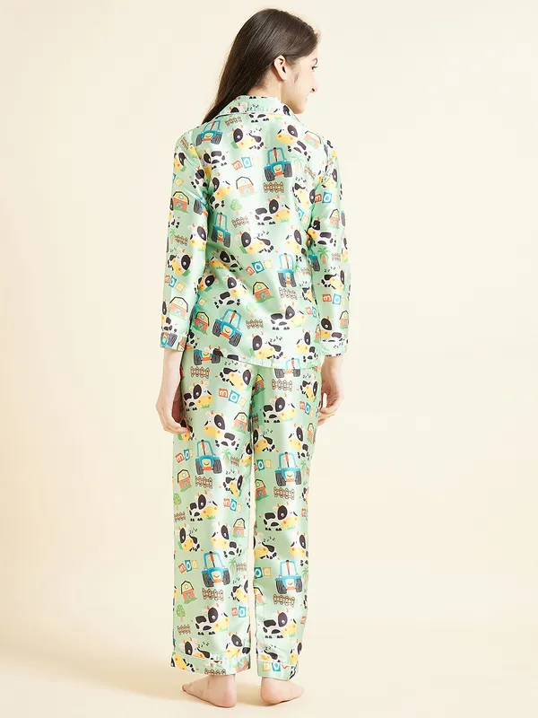 Green__Night_Suit_for_Girls_|