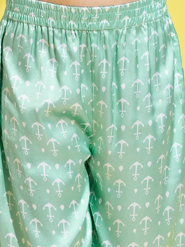 Turquoise_Blue_Night_Suit_for_Girls_|