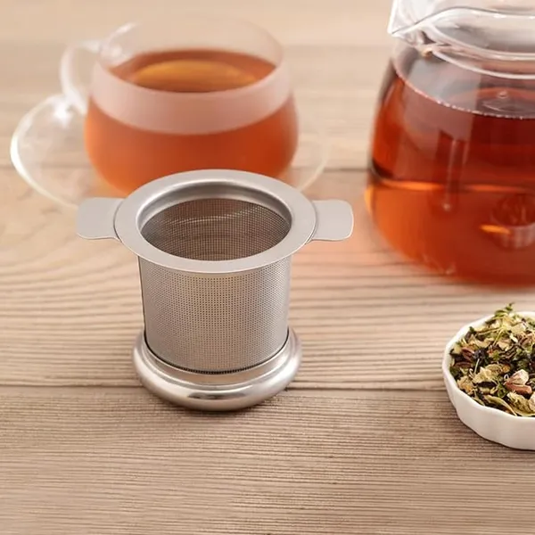 CLASSIC_Cup_Tea_Infuser_with_Cap_|_Tea_Infusers_for_Loose_Tea_|Best_Tea_Strainers_for_Loose_Tea_|_18/8_Stainless_Steel_Loose_Tea_Steeper_|_Loose_Leaf_Tea_Infuser_|_Gift_for_Him/Her