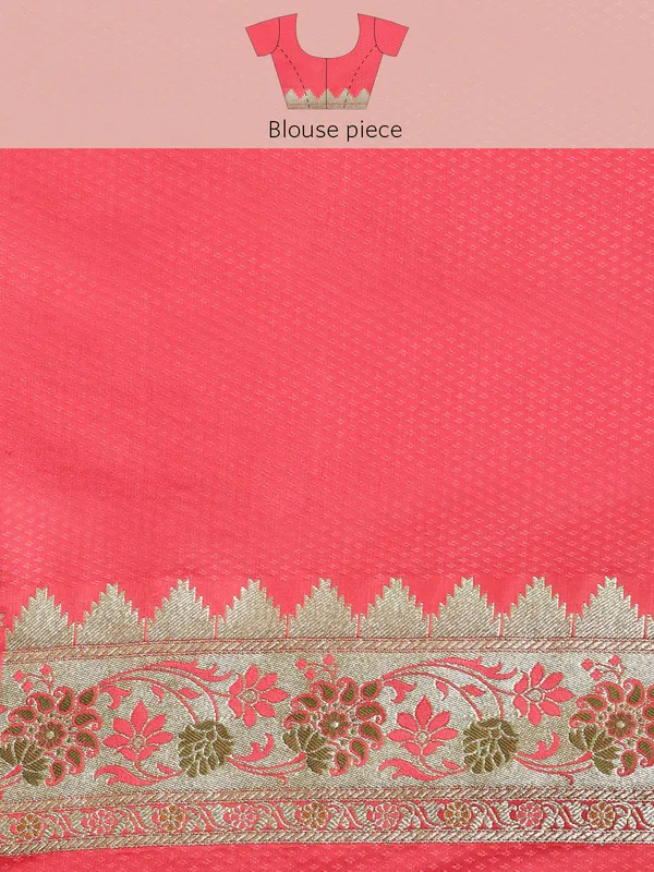 Peach_Katan_Silk_Banarasi_Sarees_For_Women
