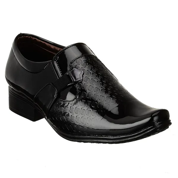 Black_Patent_Leather_And_Pu_Slip_On_Slip-On_For_Men