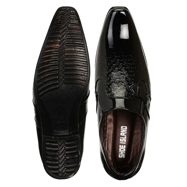 Black_Patent_Leather_And_Pu_Slip_On_Slip-On_For_Men