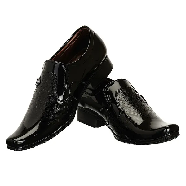 Black_Patent_Leather_And_Pu_Slip_On_Slip-On_For_Men