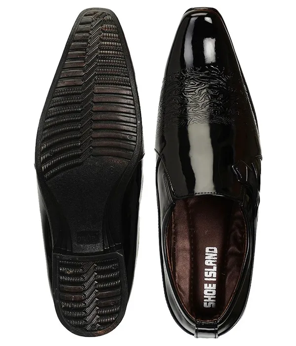 Black_Patent_Leather_And_Pu_Slip_On_Slip-On_For_Men