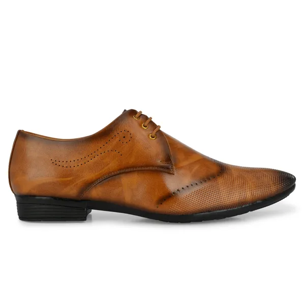 Tan_Brown_Leatherette_And_Pu_Lace_Ups_Derby_For_Men